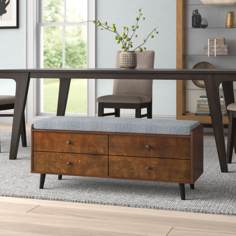 Wade Logan® Domingue Flip Top Storage Bench & Reviews Wayfair